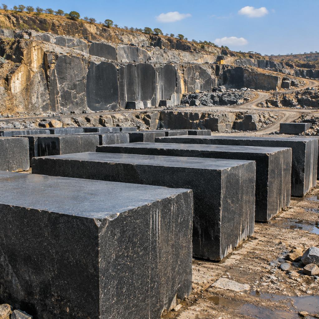 Black granite & dimension stone